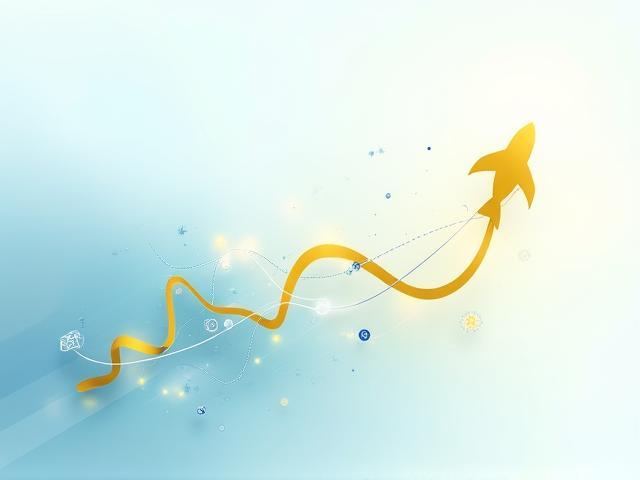 Graphic representing a strategic business roadmap and goal setting